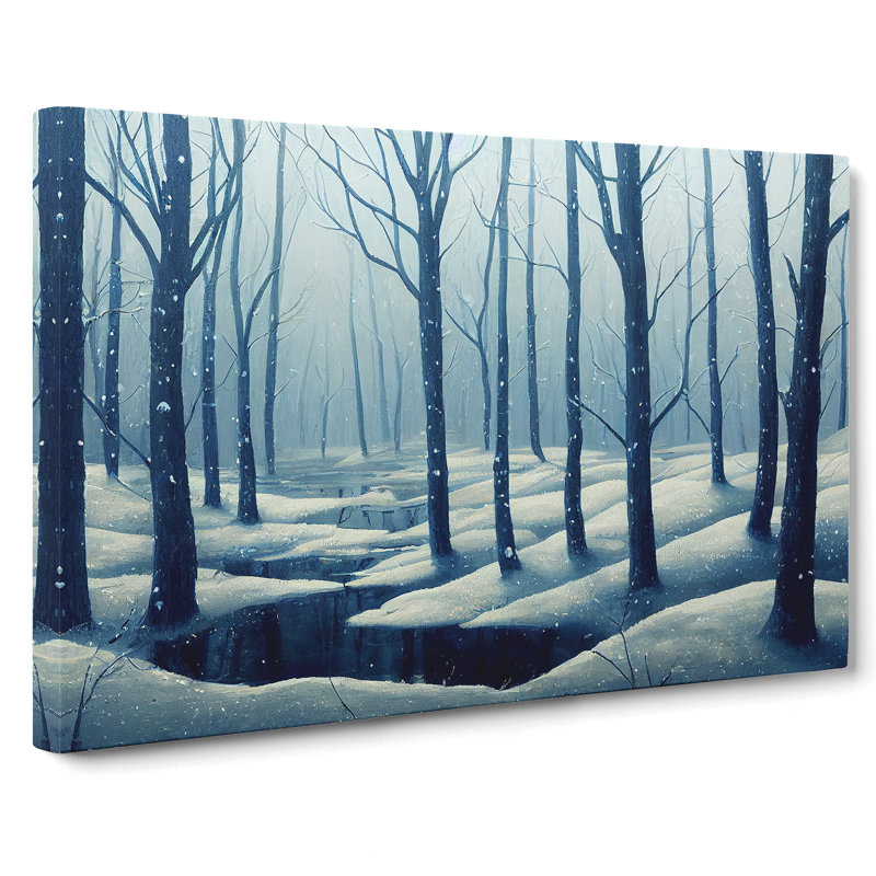 XXX-H1022-WF-10196X Winter Forest Vol.3 - Wrapped Canvas Painting