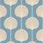 Deco Lily Large - Coastal Blue Wallpaper