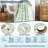 Vintage Oriental Geometric Area Rug, Washable Non-Slip Low-Pile Carpet, Foldable Portable Tribal Print Rug for Living Room, Bedroom, Kitchen, Hallway-2110840022-2110840030