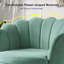 Fauteuil demi-tonneau en velours 30 po Hendrix-2112625216