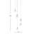 Brynn 5 - Light Chrome Cluster Pendant