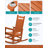 Wolak HDPE Rocking Adirondack Chair-1730070706