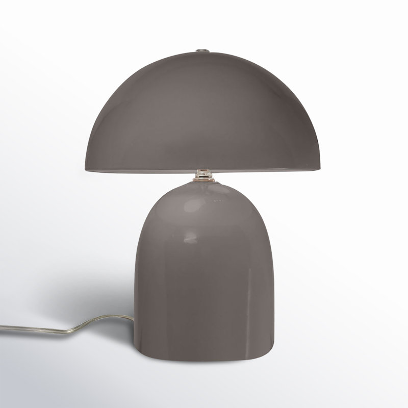 Hardacre Ceramic Table Lamp, Gloss Gray