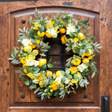 Lemon/Floral Foam Wreath
