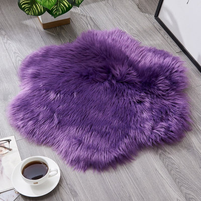 Tapis de chambre à coucher en imitation laine
