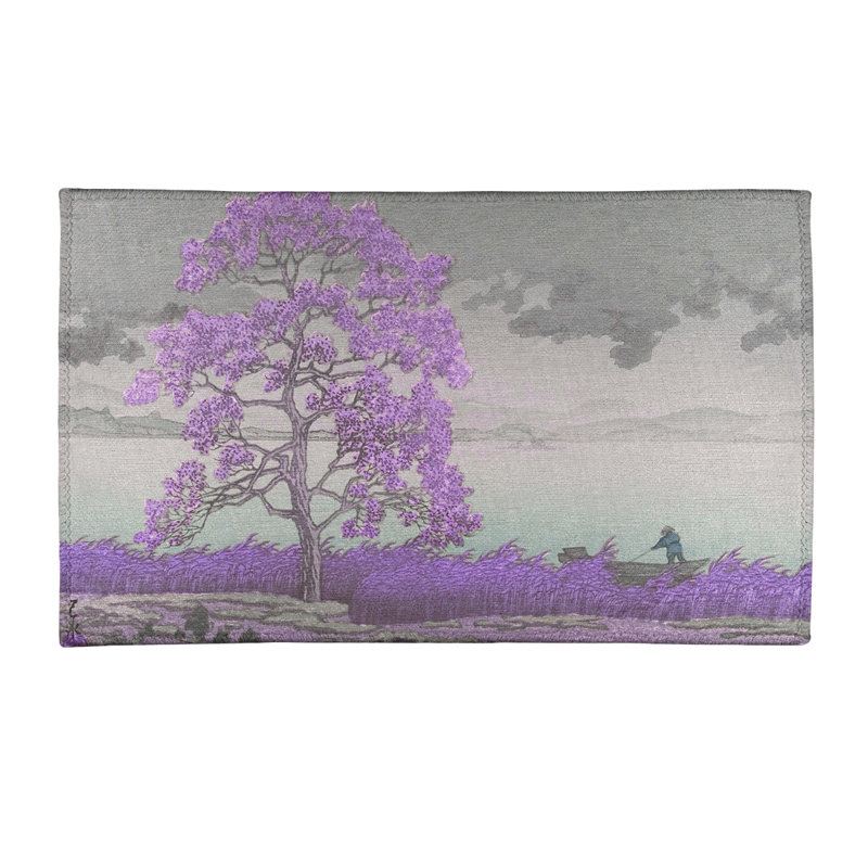 Tapis de pluie mauve/gris shore, Rectangle 3 pi x 5 pi
