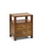 Guildhall 51cm W Solid Wood Bedside Table