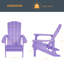 Fauteuil Adirondack de la collection SAMPS-1546282851