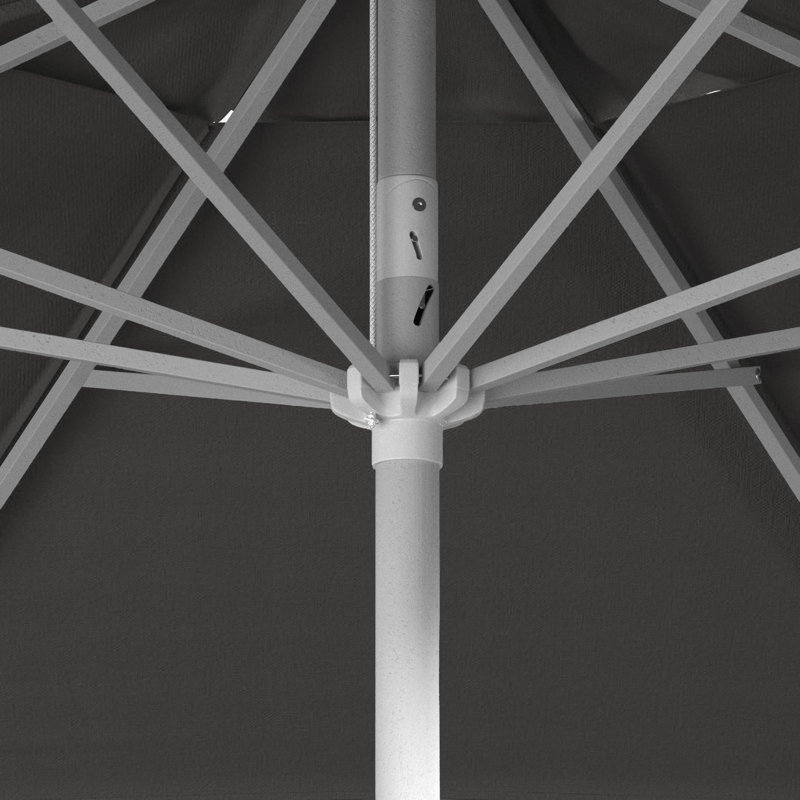 Parasol de marché 86,3 po Kenne, l 90 po x P 90 po, Toile gris anthracite Sunbrella®