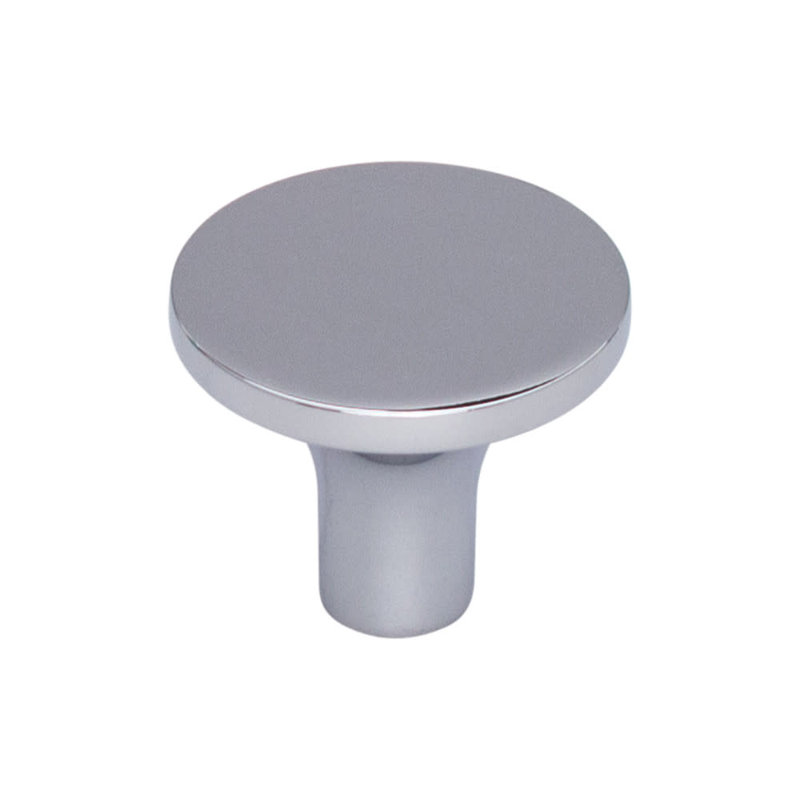 Marion 1" Diameter Round Knob, Polished Chrome, 1 1/4" Knob Diameter