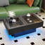 Table basse coulissante avec plateau de rangement dissimulé