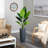 Traveler's Palm Artificial Tree in Gray Planter
