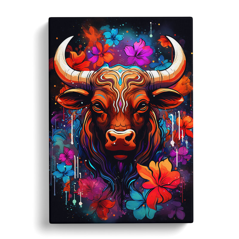 Taurus Zodiac Pop - Print, 76cm H x 50cm W x 3cm D