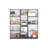 3 Piece Home Bookcase Set, 67" Wide With 13 Shelves ,  Living Room Set Set-704320655