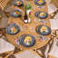Rowlinson Ashdown Folding 8 Seat Oval Dining Set with Cushions