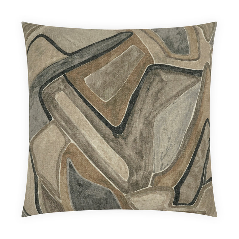 Piero Square Pillow Cover & Insert, Cafe, Square 20"