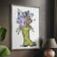 Welly Buny and Bee, reproduction encadrée - bois massif-1013336596