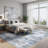 Elroy Modern Abstract Machine Washable Area Rug with Non-Slip Backing-563892234