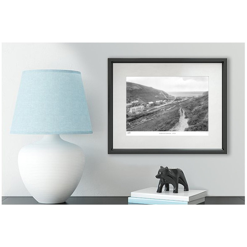 Porthtowan, 1925 - Single Picture Frame Print, 28cm H x 36cm W x 2.3cm D