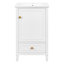 Meuble-lavabo autoportant avec armoire de rangement et support de rangement