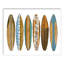 Surf Boards in a Row - Impression sur toile tendue-86914027