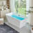 66.9" x 29.5" Freestanding Soaking Acrylic Bathtub-88388741