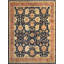 Tapis de la surface en laine 10 pi x 14 po one-of-kind noué la brown Romona
