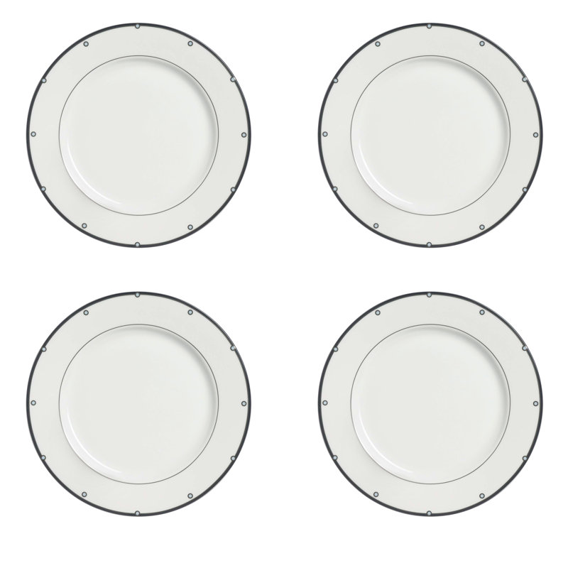 Shadow Bone China Dinner Plate, 2cm H x 27.3cm W x 27.3cm D