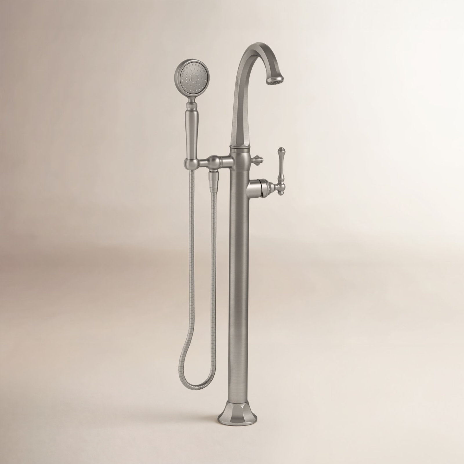 Kelston Freestanding Bath Filler Trim, Vibrant Brushed Nickel