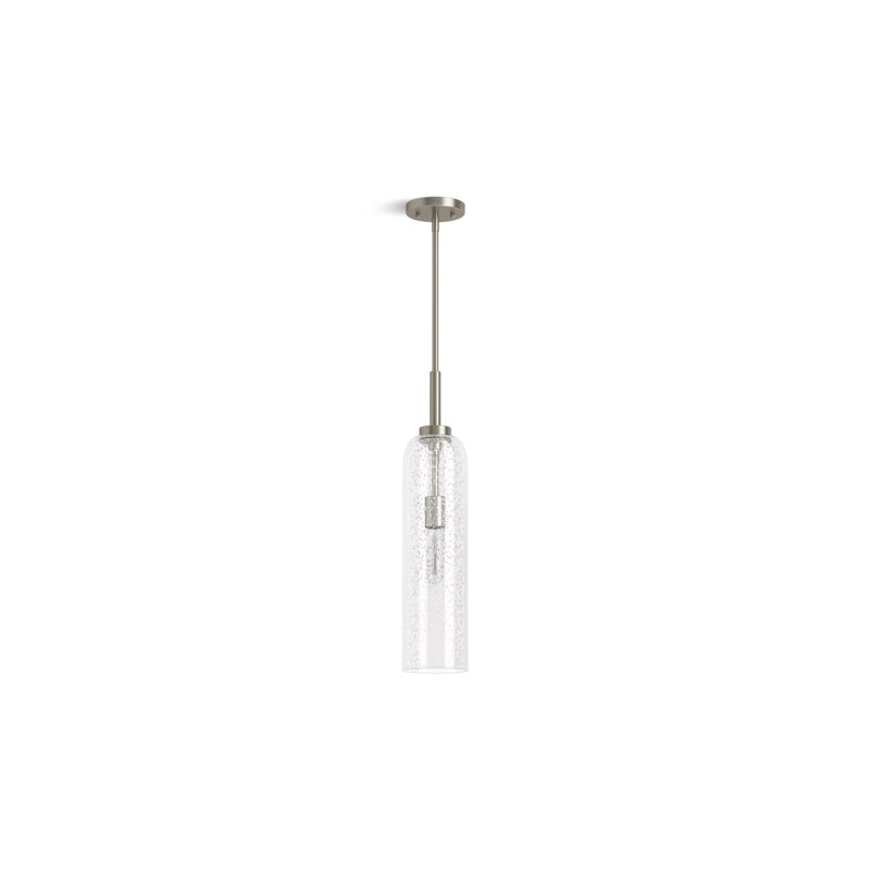 Simplice 5 In. Bottle Pendant, Brushed Nickel