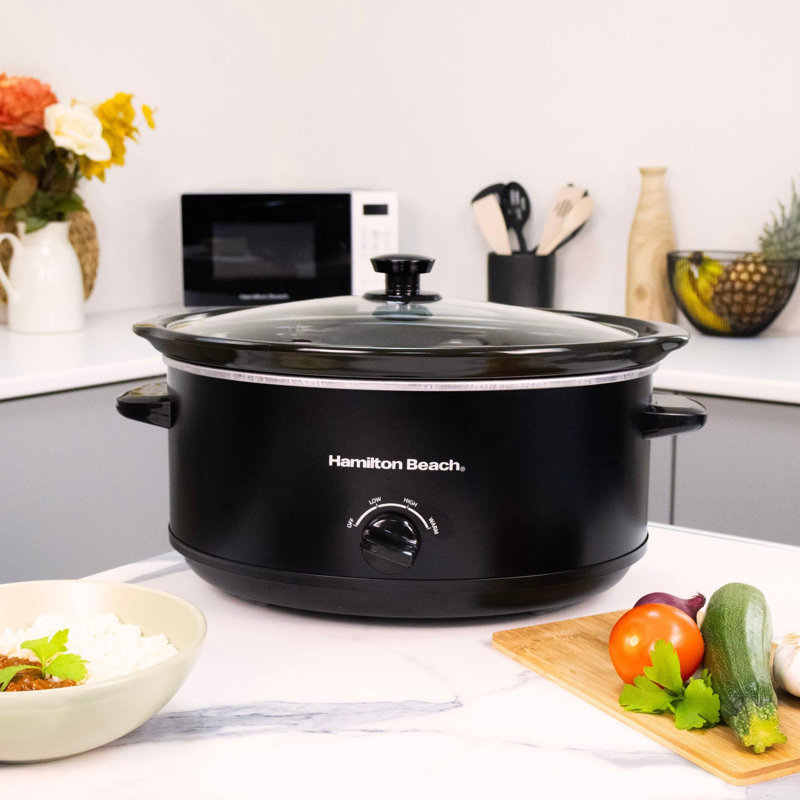 Hamilton Beach 6.5L Slow Cooker, Black