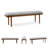 Delando Polyester Upholstered Bench