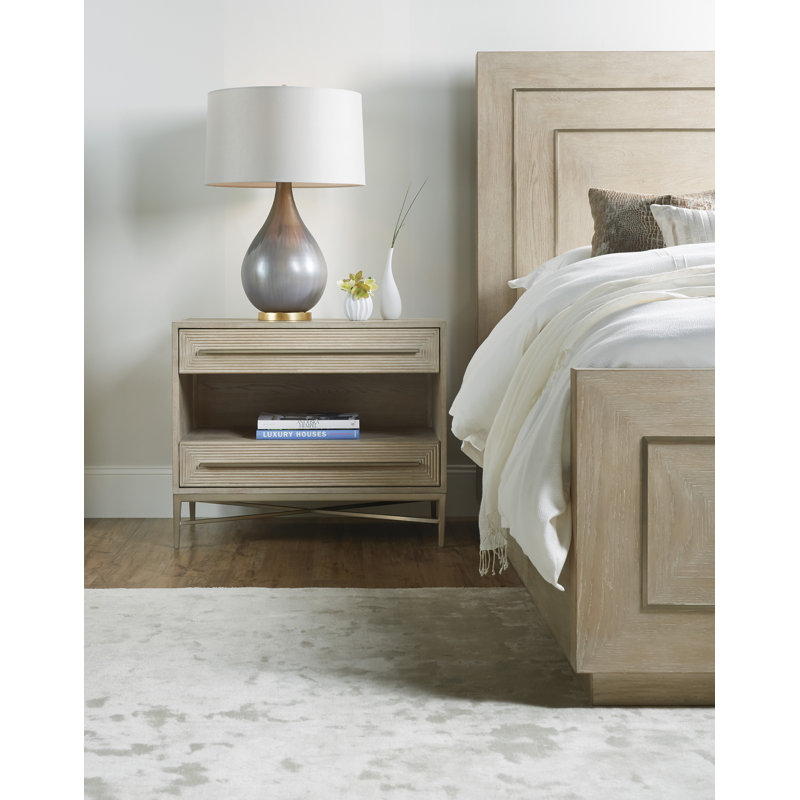 Cascade Two-Drawer Nightstand