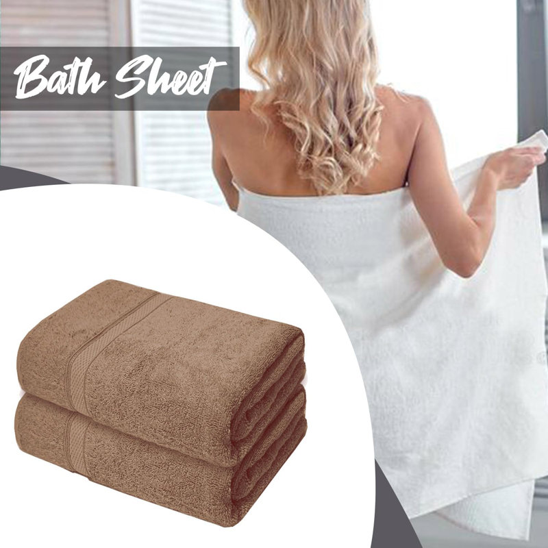 Nayim Turkish Cotton Bath Sheet, Truffle