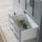 Mance 48 " W Freestanding Standard Free Standing 2 Double Vanity Bathroom Vanity With Ceramic Top with Mirror-24551108