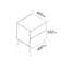 Jeff 49.7cm W Manufactured Wood Bedside Table
