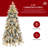 Willow 8Ft Slim Pre-Lit Flocked Artificial Christmas Tree