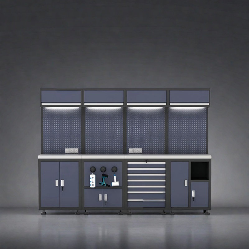 Workshop garage complete storage system set