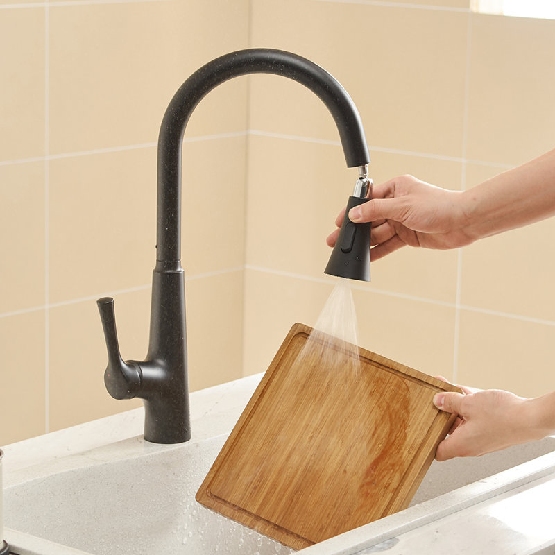 FLG Pull Down Touchless Kitchen Faucet, Matte Black