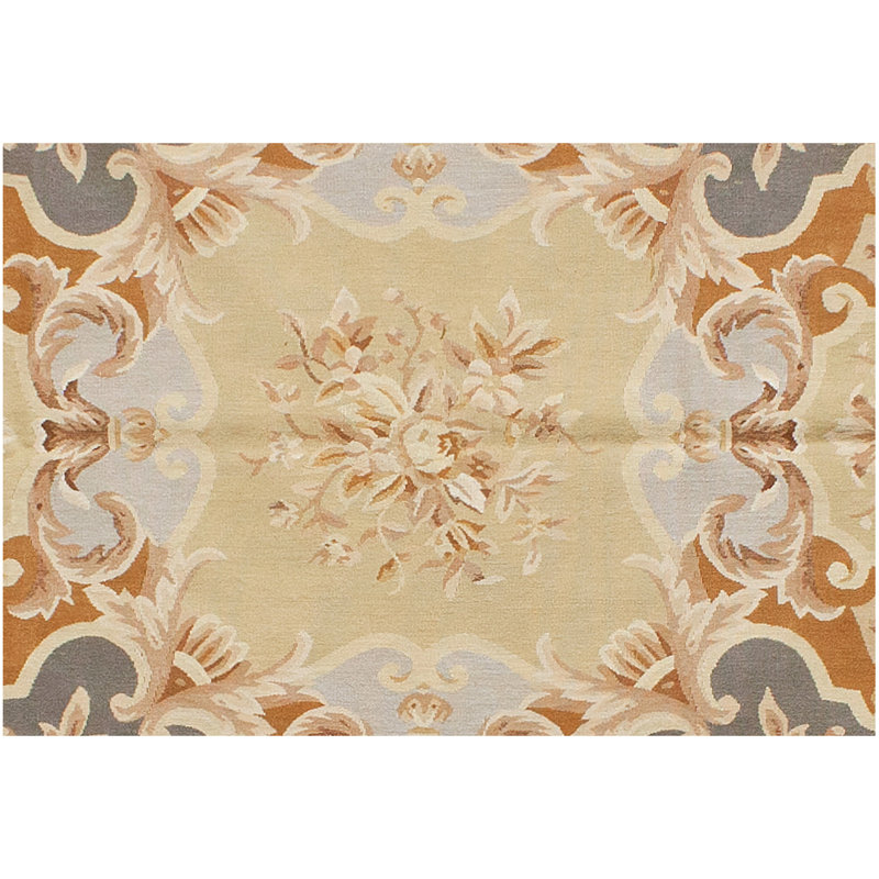 Wool Oriental Area Rug, Square 6' x 6'