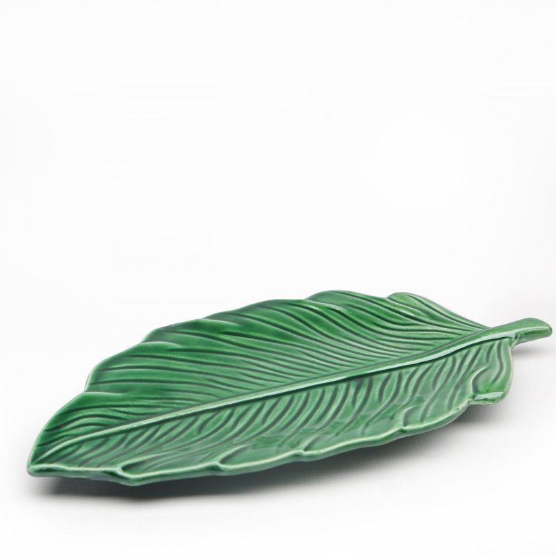 Lark Manor Gearld Ceramic Condiment Server, Green