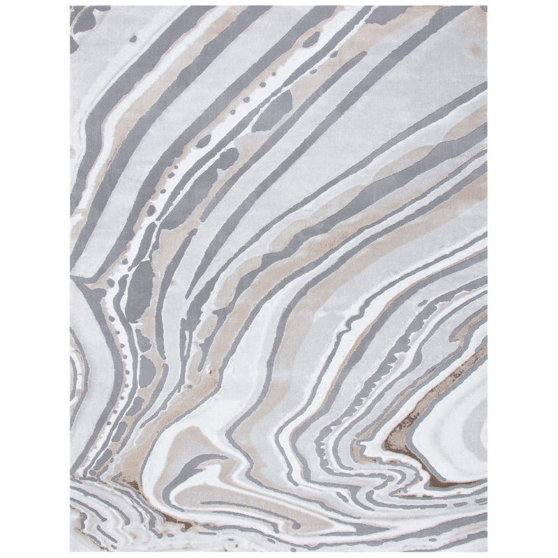 Spurrell Performance Abstract Rug, Rectangle 2'7" x 5'