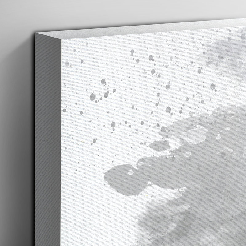 Flower Purple Orchid - Wall Art, 35cm H x 50cm W, Wrapped Canvas