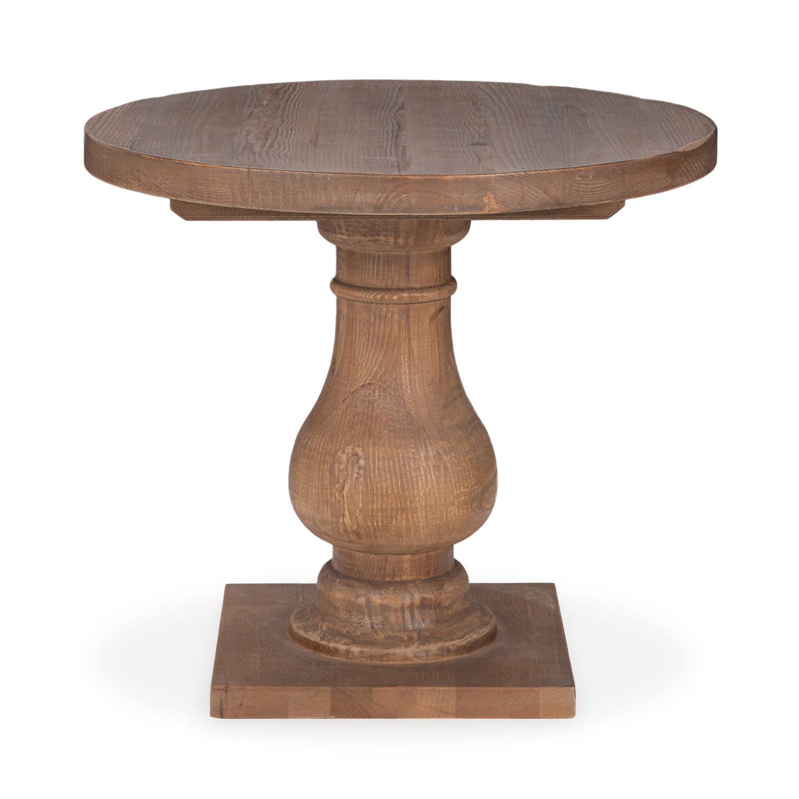 Farrer Solid Wood End Table, Mission Brown