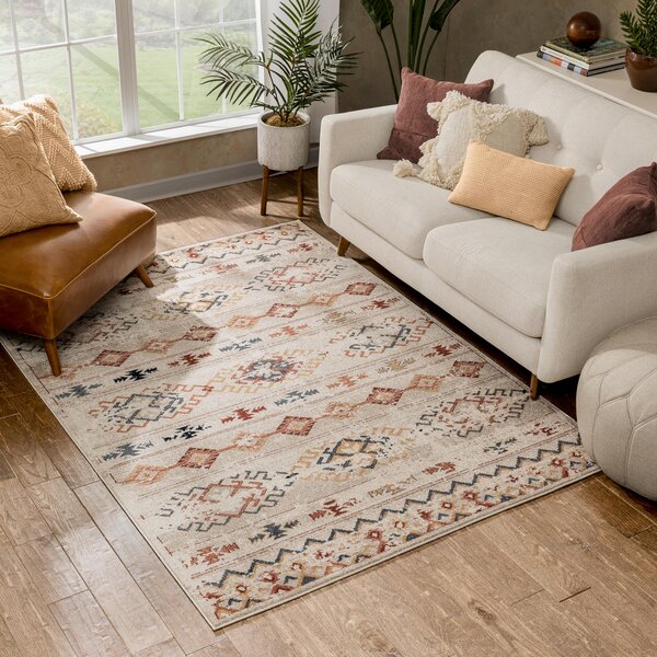 Amelia Multicolor Persian Style Chenille And Jute Area Rug