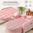 Modern Convertible  Sofa Bed With Storage Ottoman, Reclining Backrest, And Side Pocket Armrest-963692449