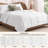 Bedsure Oversized King Striped Jacquard Quilted Duvet Insert – Down Alternative, All-Season Comforter-126280786-126280789