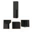 Bar rectangulaire noir 7 bouteilles Wengue