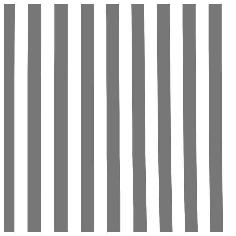 Gray Vertical Stripes Wall Tapestry - Stripes Wall Decor, H 50 po x l 60 po avec 4 œillets