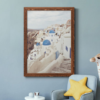 Santorini - photographie sur toile encadrée